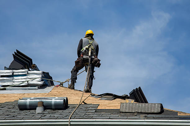 Professional Roofing technician working in Meadow, UT